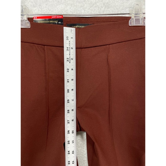 Christian Siriano New York Women's size XS Ponte Pant Rum Raisen NWT - Picture 7 of 12